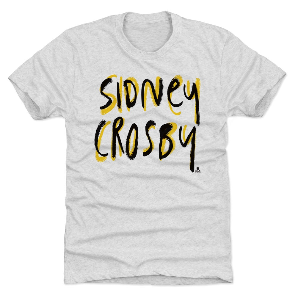 Pittsburgh Penguins Sidney Crosby Men's Premium T-Shirt - Tri Black - Pittsburgh | 500 Level