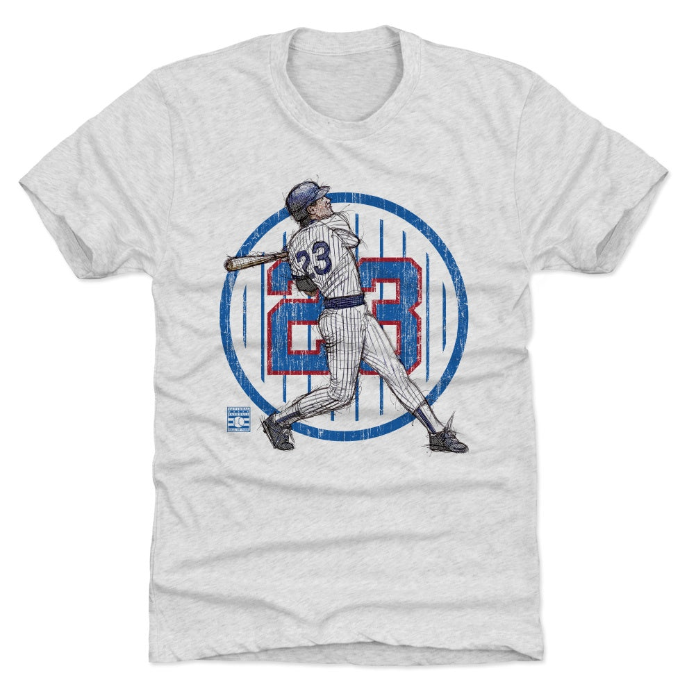 Chicago Cubs Men's 500 Level Ryne Sandberg Chicago White Shirt