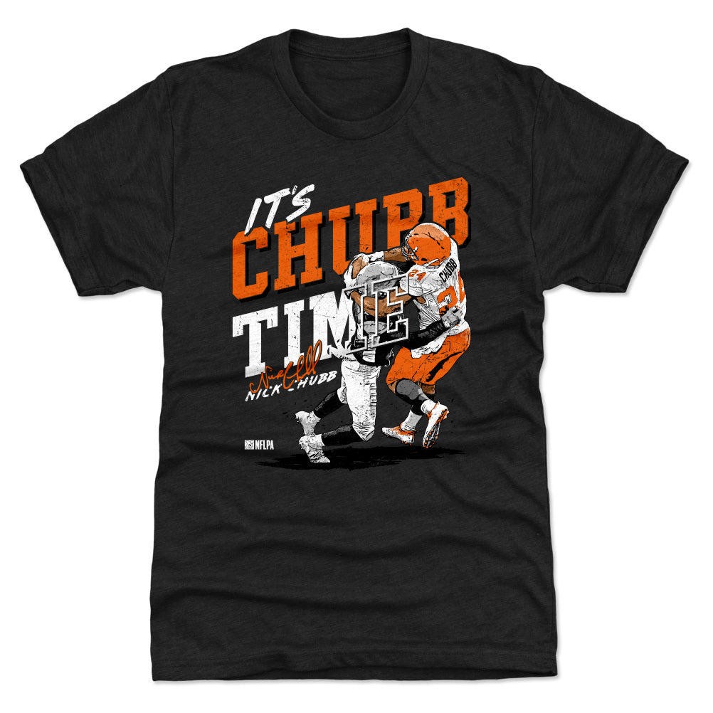 Nick Chubb T-Shirt | Cleveland Football Men's Premium T-Shirt | 500 ...
