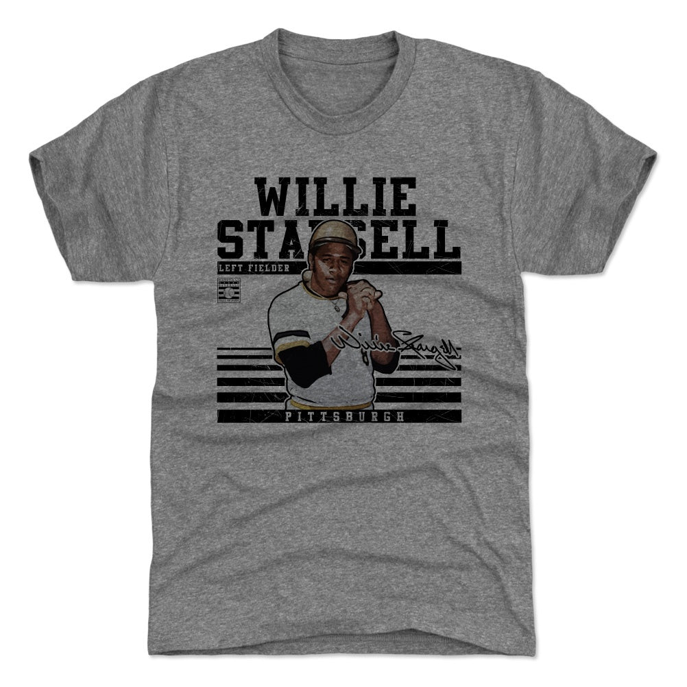 Pirates Willie Stargell Stars T-Shirt from Homage. | Gold | Vintage Apparel from Homage.