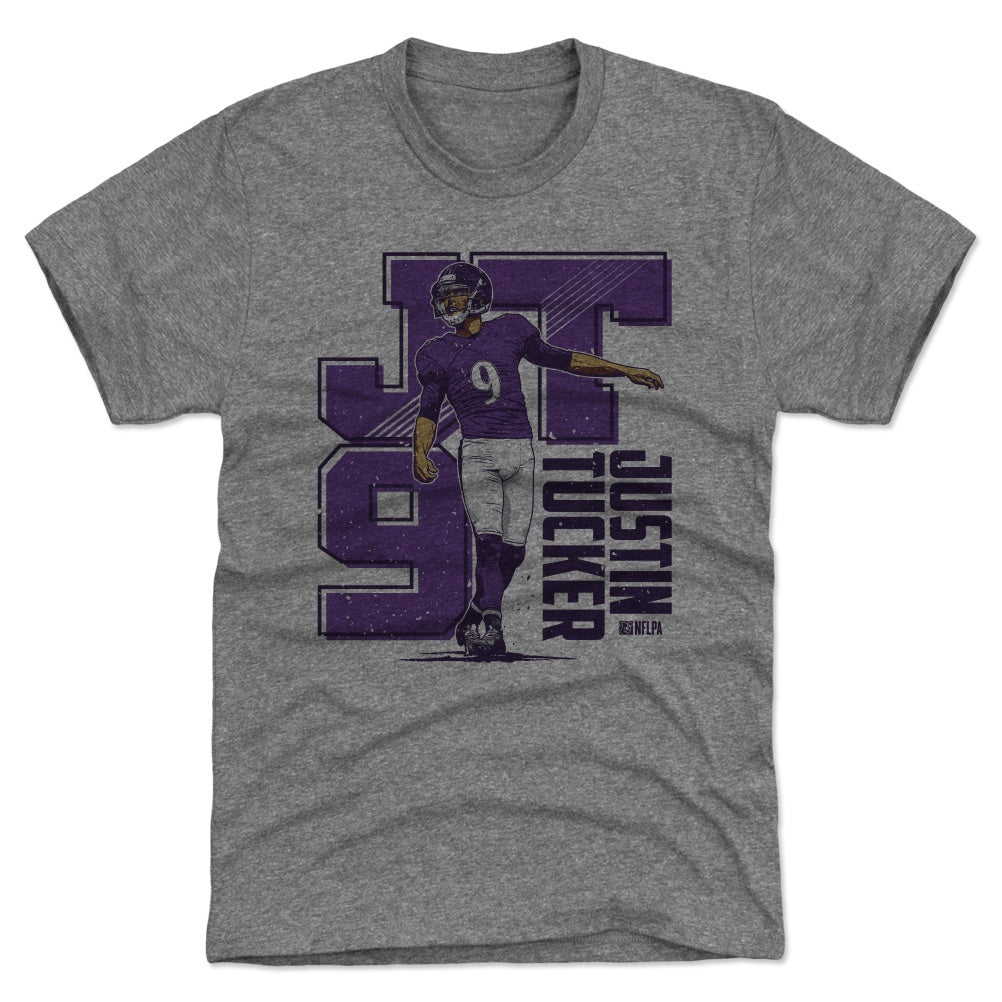 Justin Tucker Backer T-Shirt - Ash - Tshirtsedge