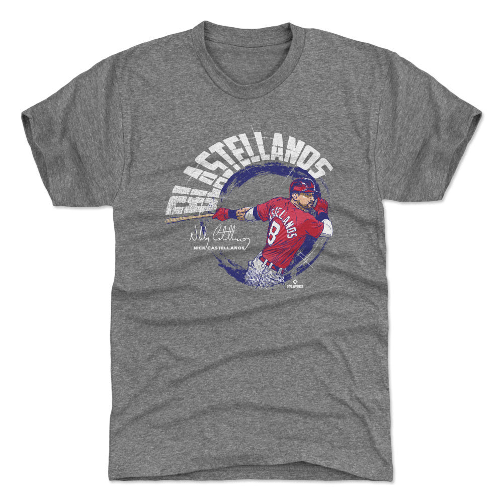 Kyle Schwarber Men's Cotton T-Shirt - Red - Philadelphia | 500 Level Major League Baseball Players Association (MLBPA)