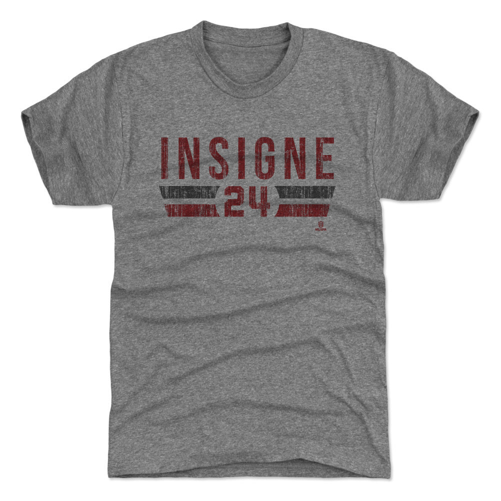 Men's Toronto FC Lorenzo Insigne Fanatics Branded Black Authentic Stack  Player Name & Number T-Shirt