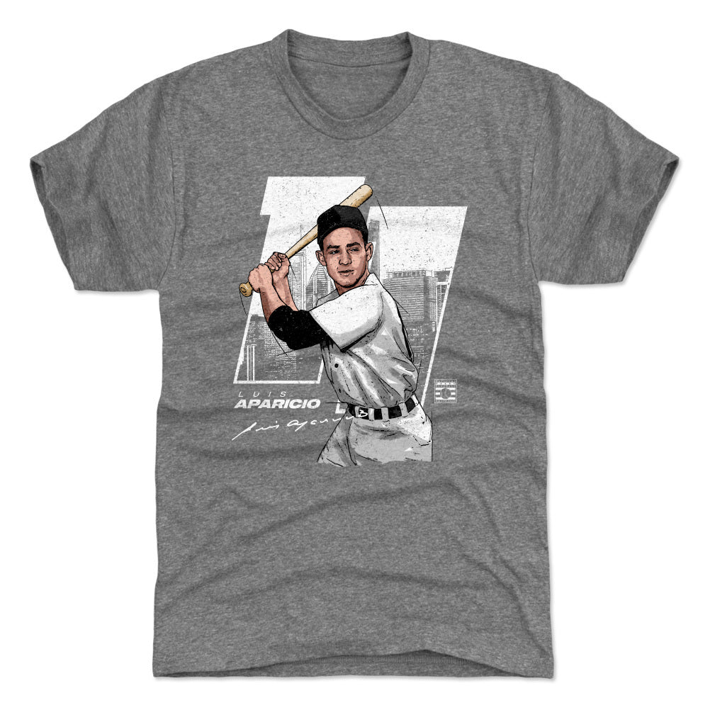 Luis Aparicio Men's Cotton T-Shirt - True Navy - Chicago | 500 Level