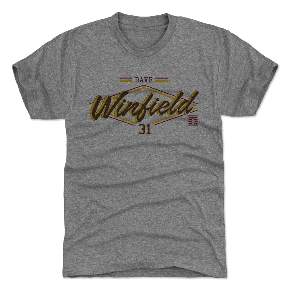 Dave Winfield Name & Number T-Shirt - Gray - Tshirtsedge