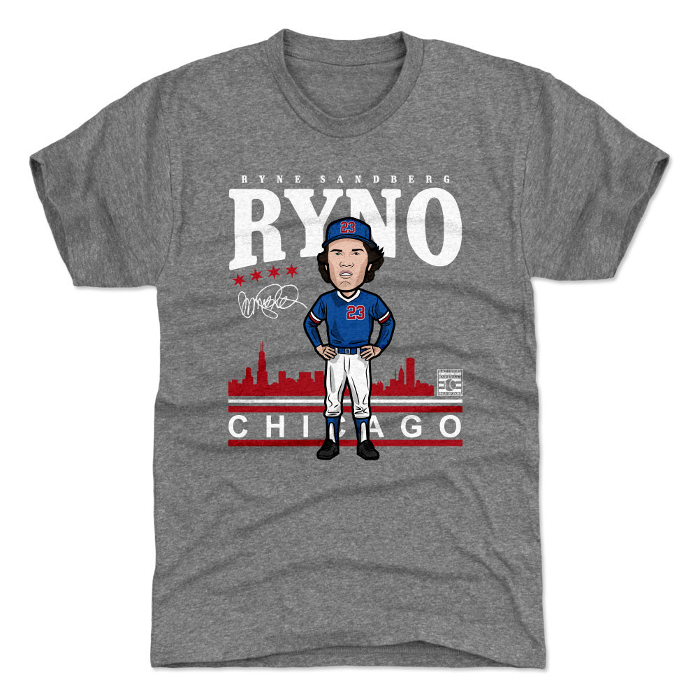 Chicago Cubs Men's 500 Level Ryne Sandberg Chicago White T-Shirt