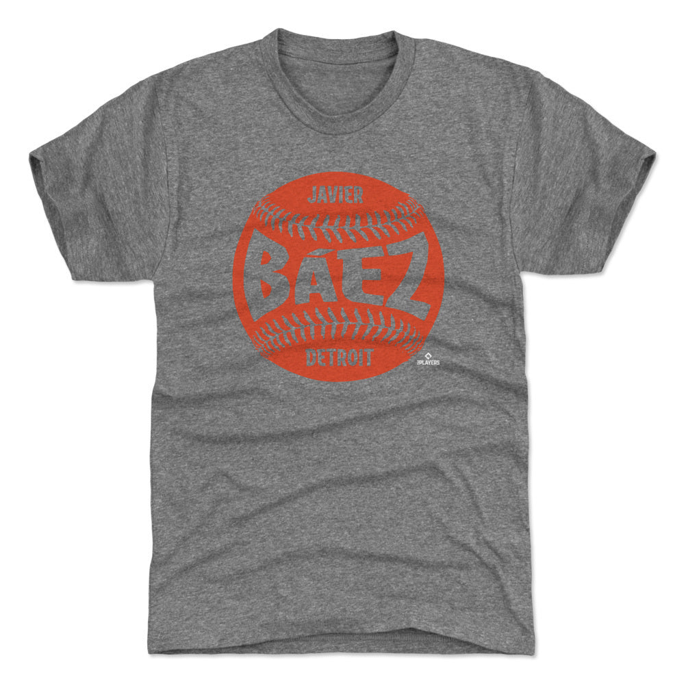 Javier Baez Detroit Baseball Vintage Cursive MLBPA T-Shirt