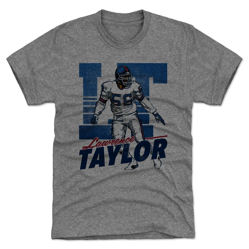 Lawrence Taylor T-Shirt | New York Throwbacks Men's Premium T-Shirt ...