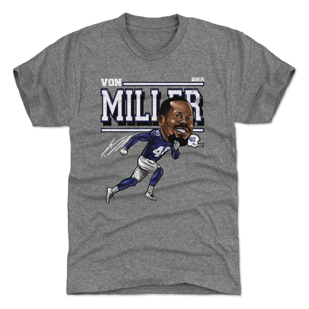 Men's Majestic Von Miller Navy Denver Broncos Eligible Receiver Name &  Number Big & Tall T-Shirt