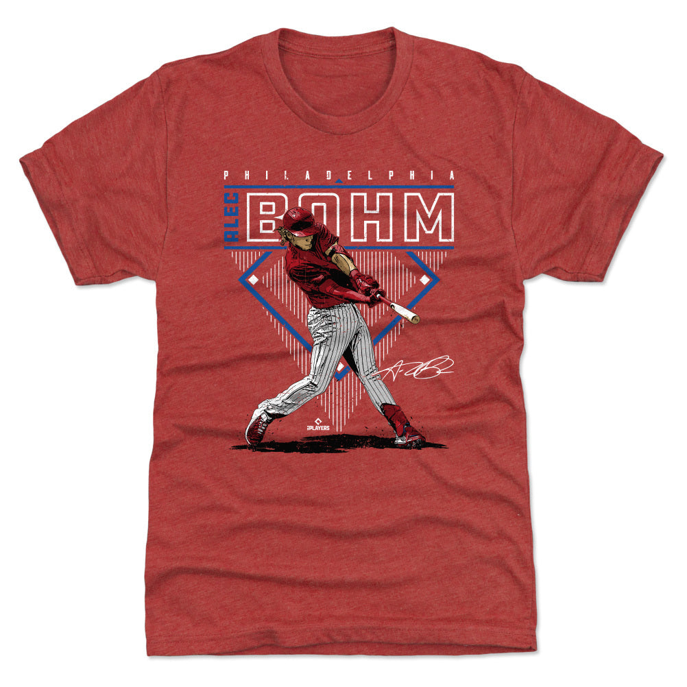 Philadelphia Phillies Bryce Harper Men's Cotton T-Shirt - Heather Gray - Philadelphia | 500 Level Major League Baseball Players Association (MLBPA)