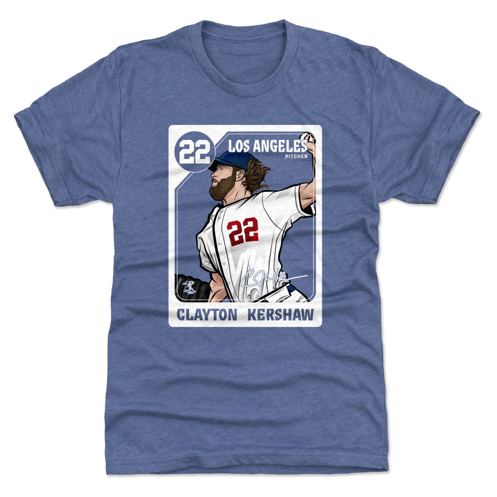 Los Angeles Dodgers Clayton Kershaw Stacked Tee Shirt