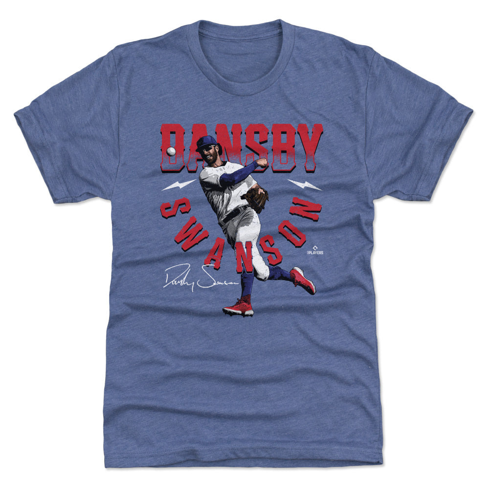 Dansby Swanson Women's T-Shirt - White - Chicago | 500 Level Major League Baseball Players Association (MLBPA)