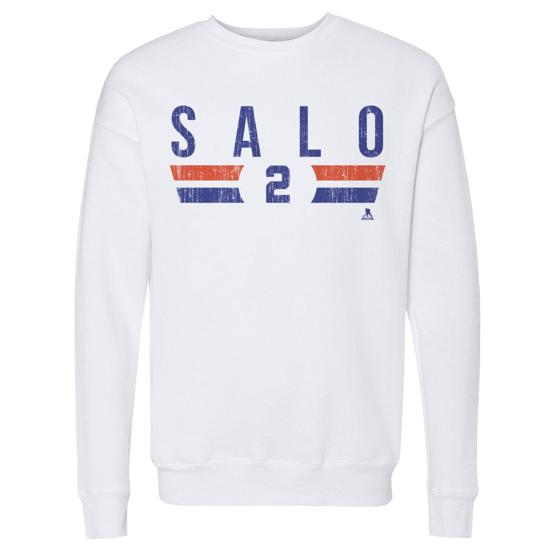 Robin Salo Men's Crewneck Sweatshirt | New York Hockey Crewneck Sweatshirt | 500 Level -