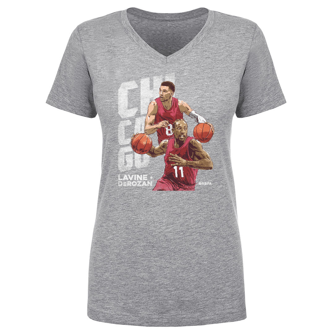 DeMar DeRozan Women's V-Neck T-Shirt | outoftheclosethangers