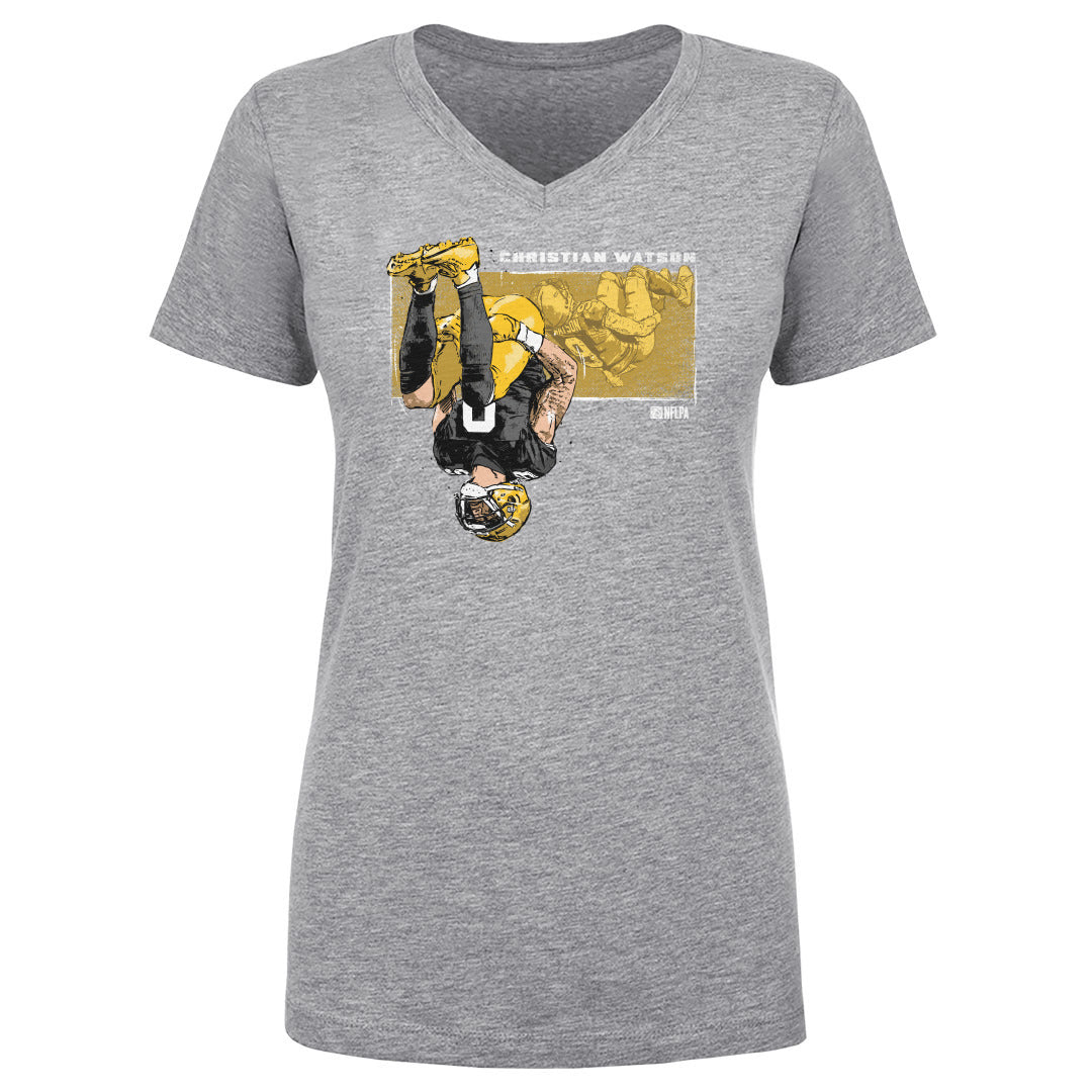 Christian Watson Women's V-Neck T-Shirt | outoftheclosethangers