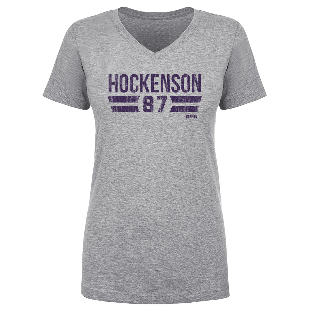 Minnesota Vikings football 87 TJ Hockenson player pose poster Us gift  shirt, hoodie, sweater, long sleeve and tank top