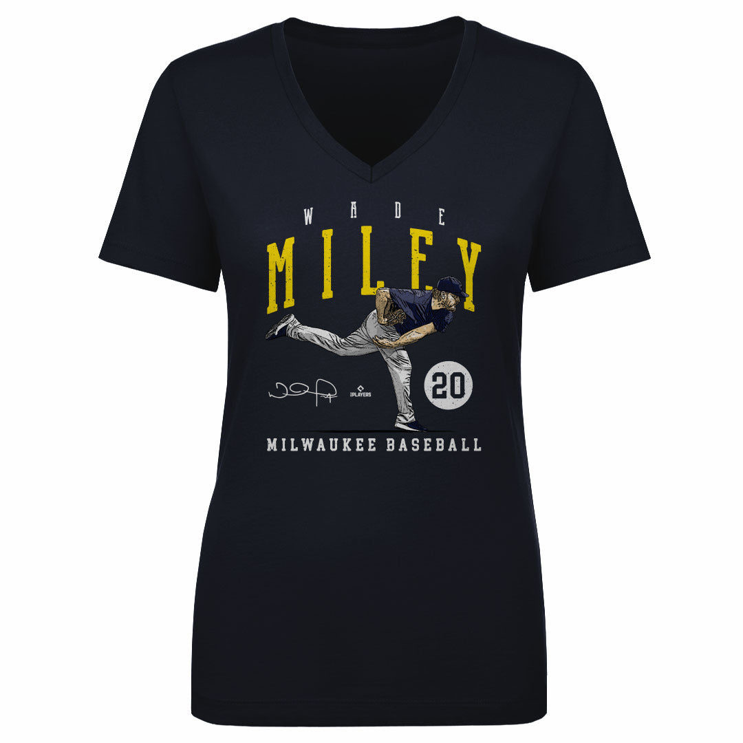 Milwaukee Brewers Rowdy Tellez Men's Cotton T-Shirt - Heather Gray - Milwaukee | 500 Level Major League Baseball Players Association (MLBPA)