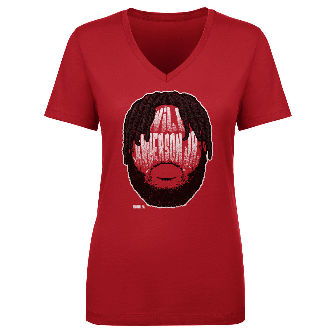 Will Anderson Jr. Women's V-Neck T-Shirt | outoftheclosethangers