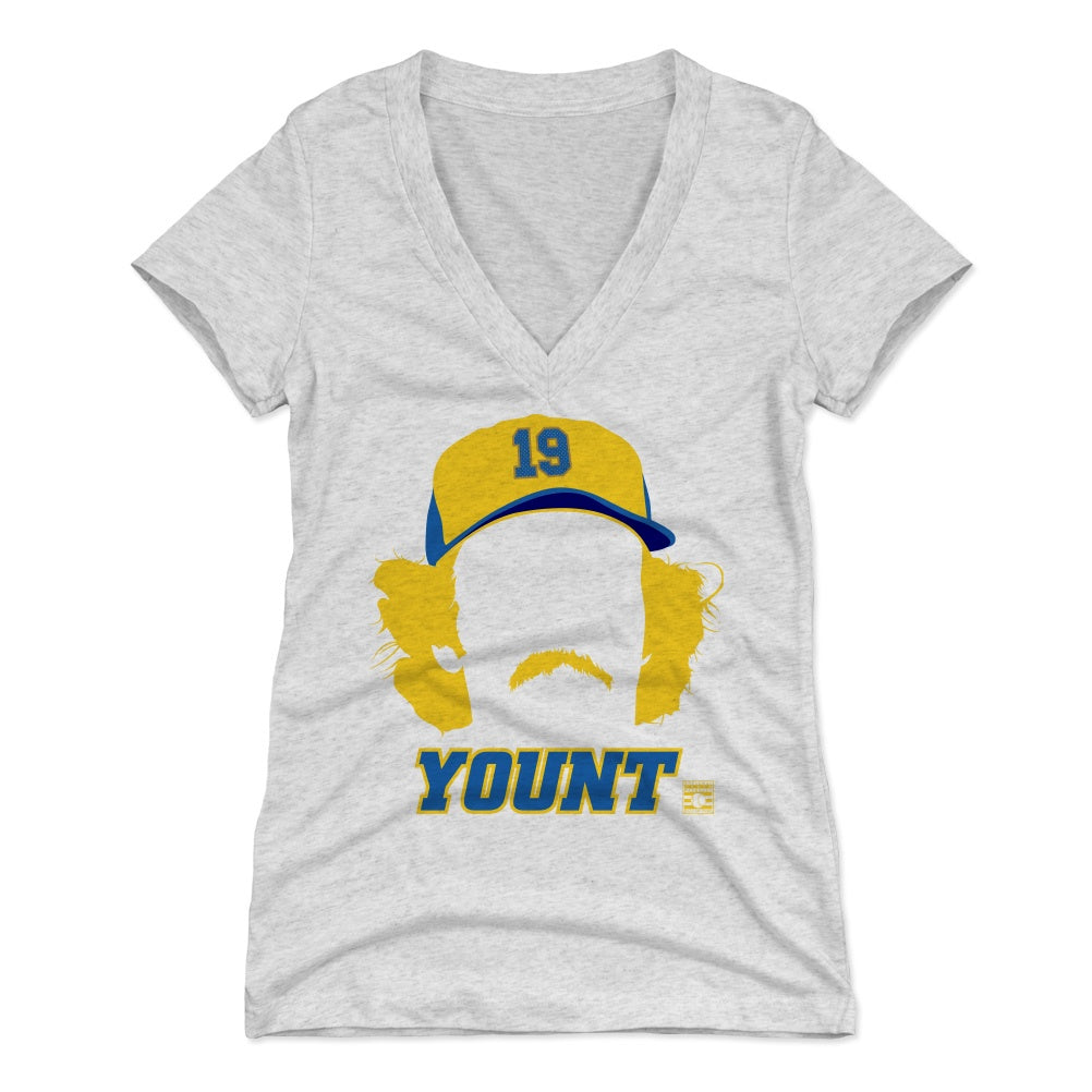 500 LEVEL Robin Yount Shirt - Vintage Milwaukee Baseball Raglan Tee - Robin  Yount Silhouette