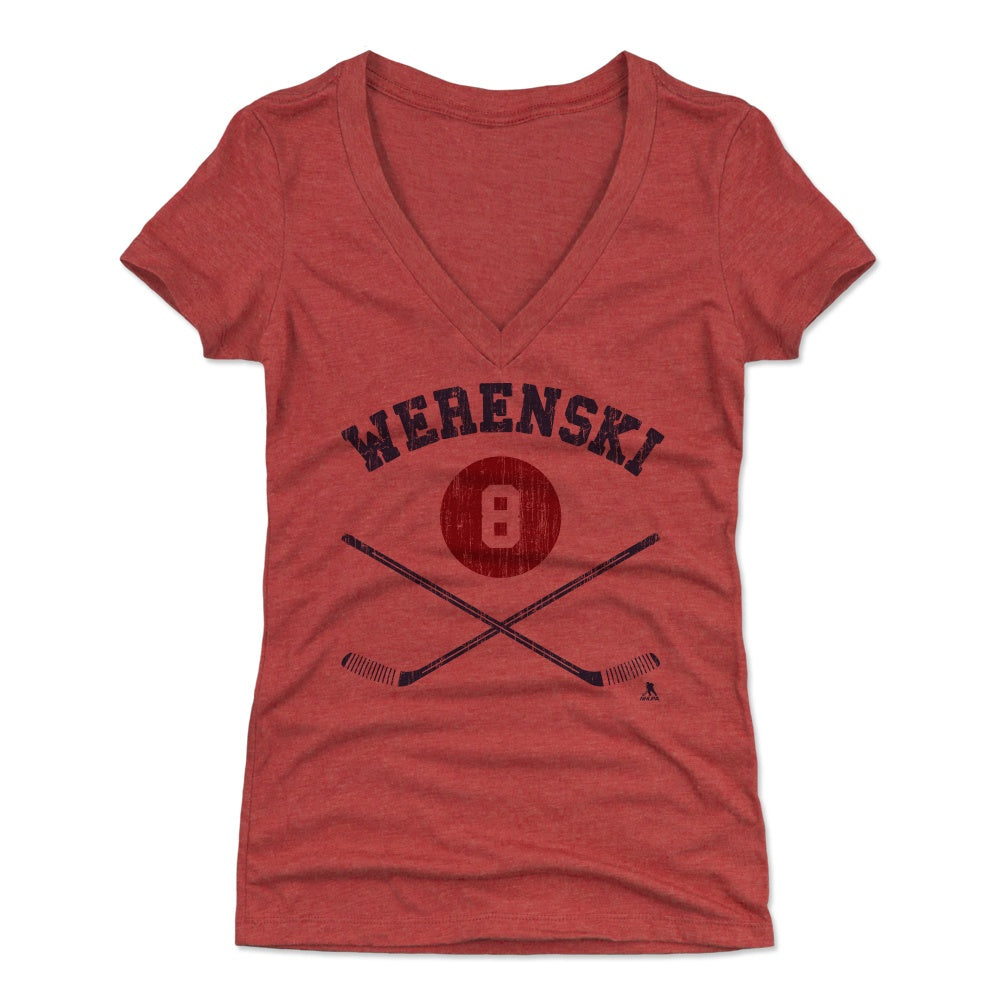 Zach Werenski Women's T-Shirt | Columbus Hockey Women's V ...