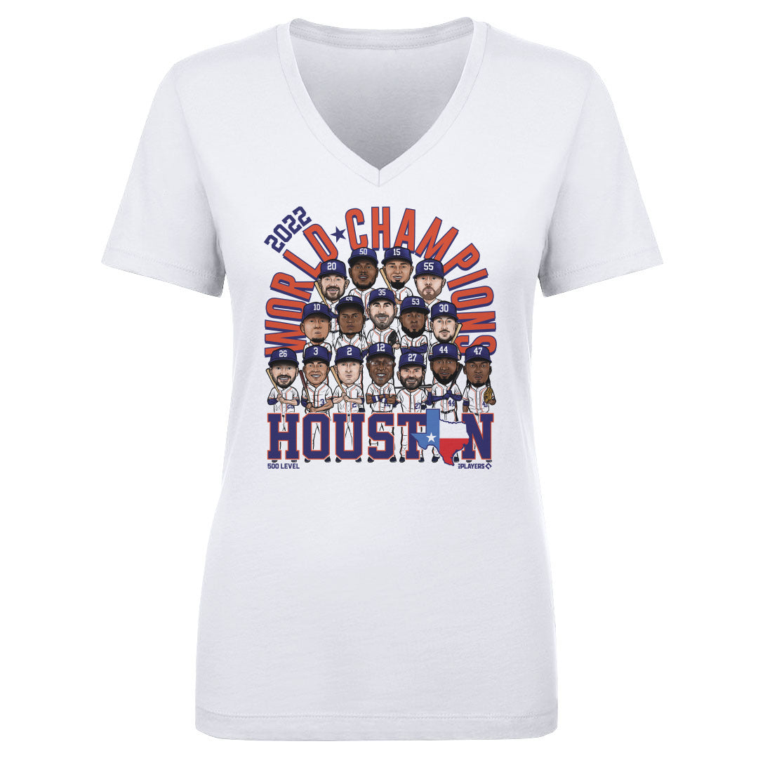 Houston Women's V-Neck T-Shirt | outoftheclosethangers