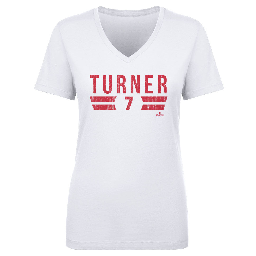 Bryce Harper Women's T-Shirt - Heather Gray - Philadelphia | 500 Level Major League Baseball Players Association (MLBPA)