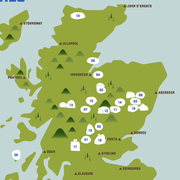 Scotland's Strongest Gymwear | Scottish Stone Lifting Map – Smash & Pass