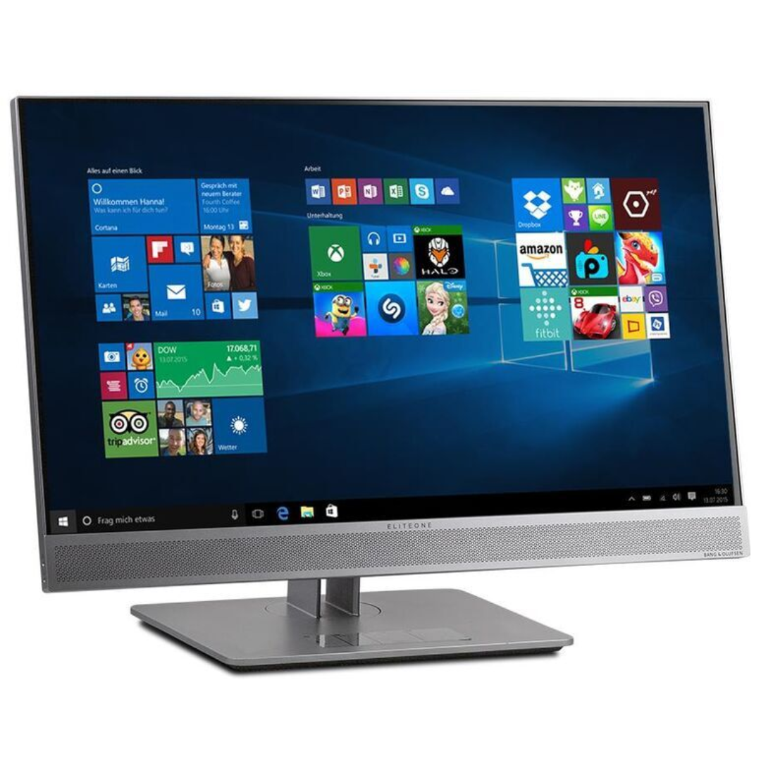 HP EliteOne 800 G4 AIO Desktop, 23.8", Intel Core i5-8500, 3.0GHz, 16GB RAM, 256GB SSD, Windows 10 Pro - Grade A Refurbished