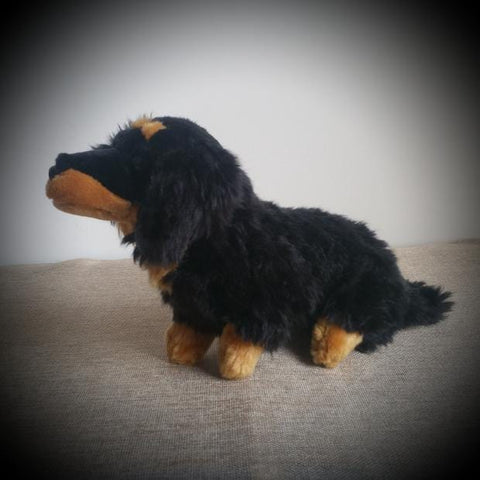 peluche chien teckel