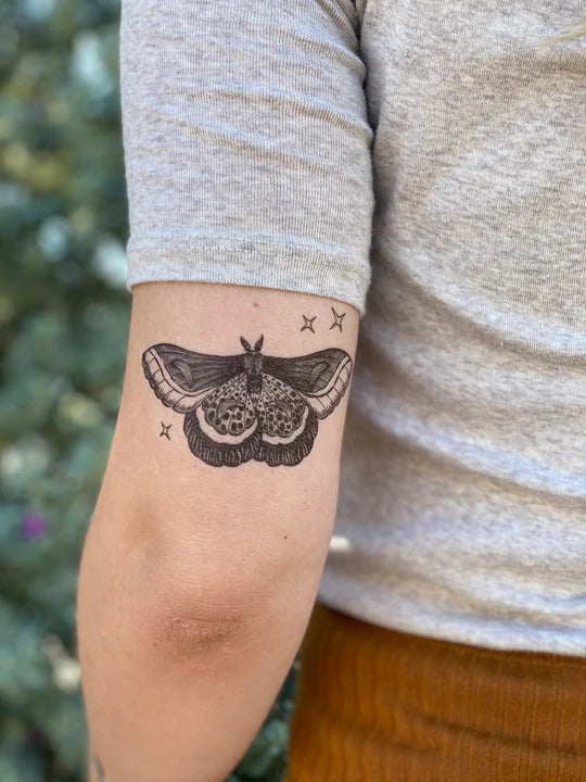 Night Moth by NatureTats