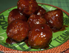 Meatballs with Apple Rum Sauce