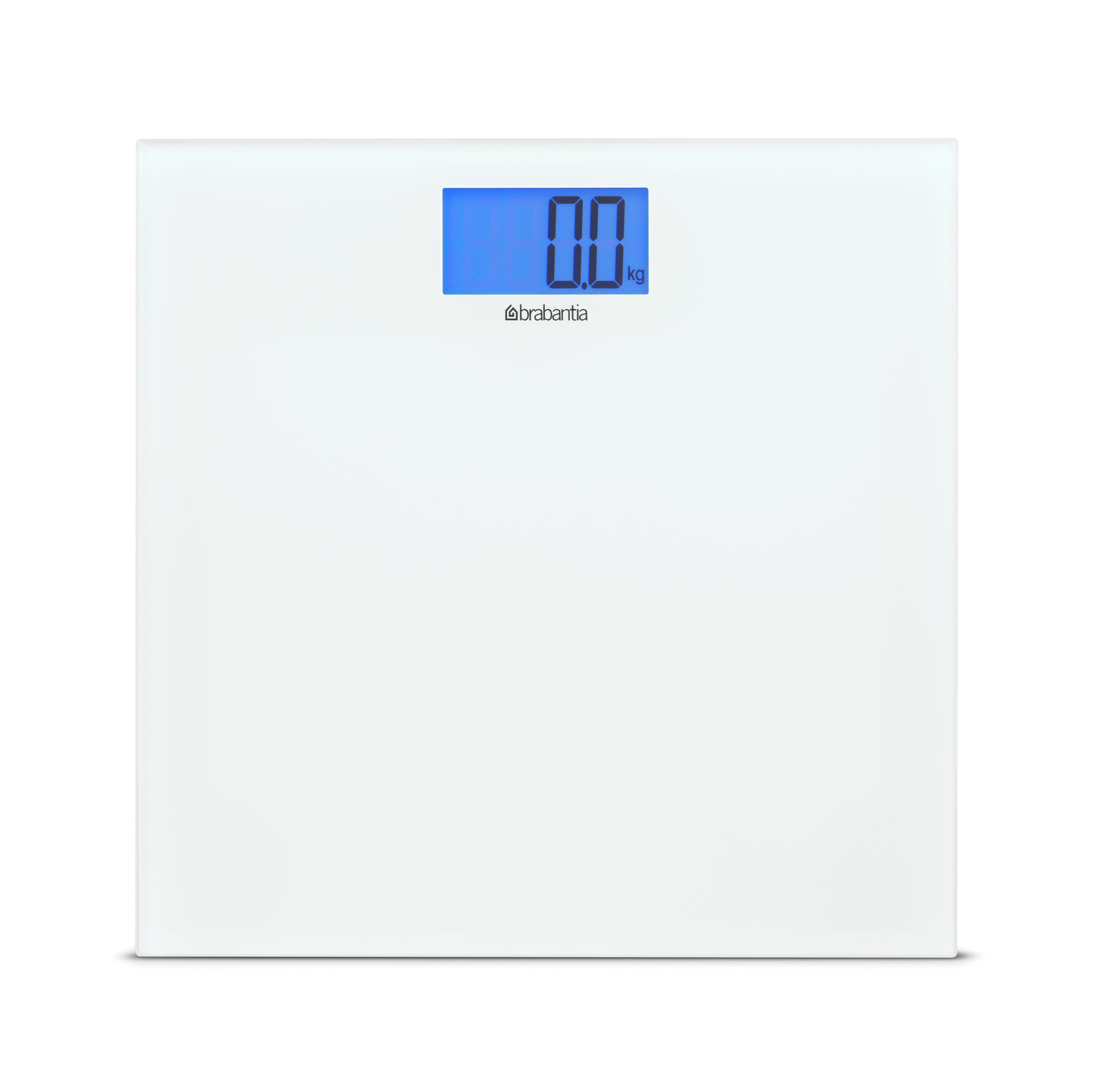 Digital Bathroom Scales Battery Powered White   64d670e4c970a1d0365ec2001c421f901866b189 