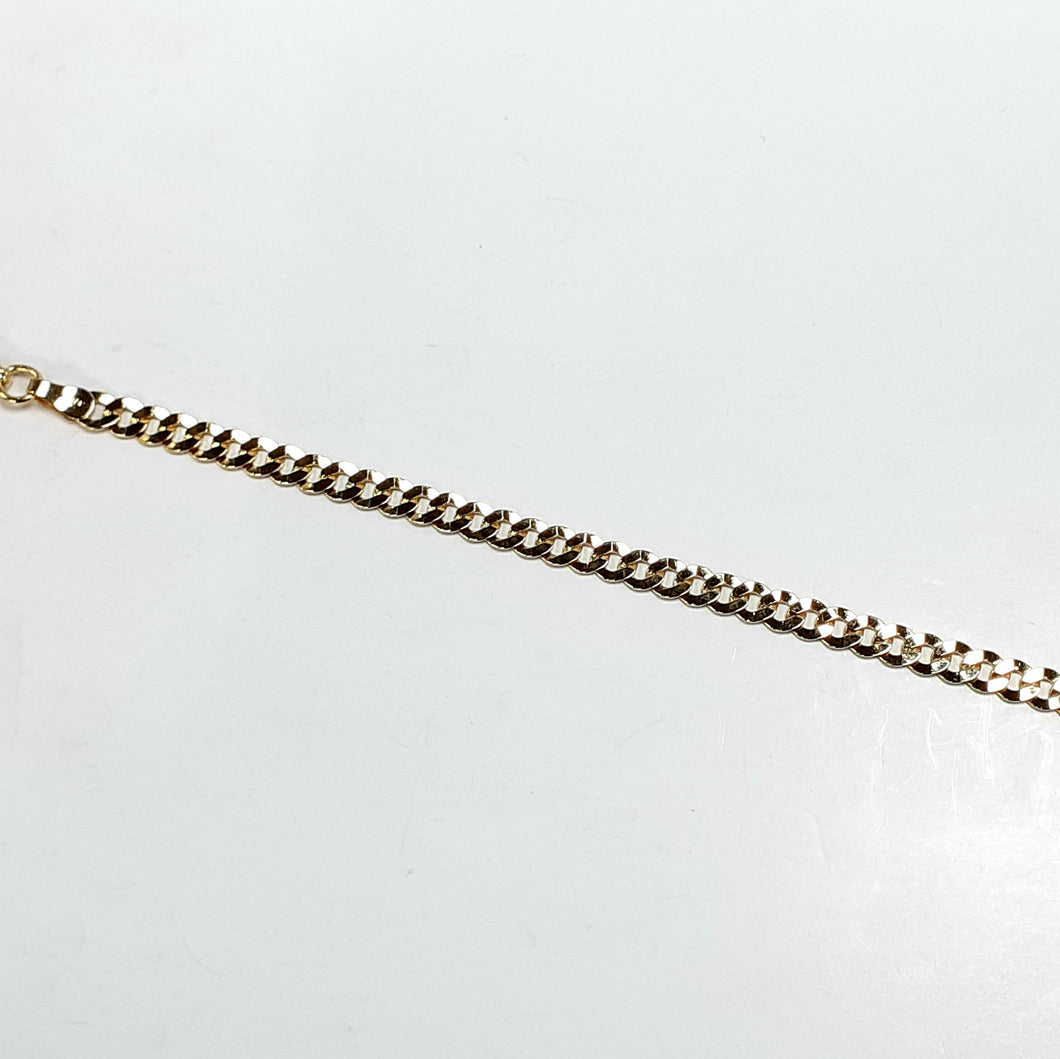 9ct Yellow Gold Gentlemans Bracelet - Product Code - VX230