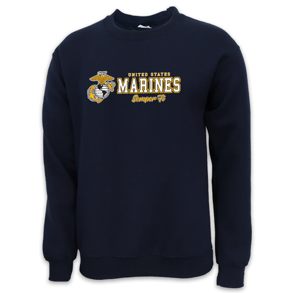 USMC Sweatshirts: United States Marines Semper Fi Crewneck | Marines Gear