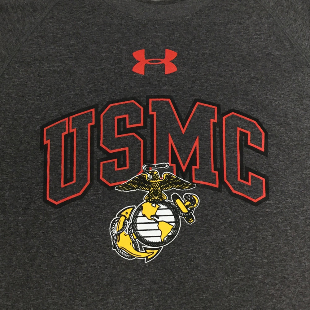 USMC Under Armour Arch EGA Tech T-Shirt 