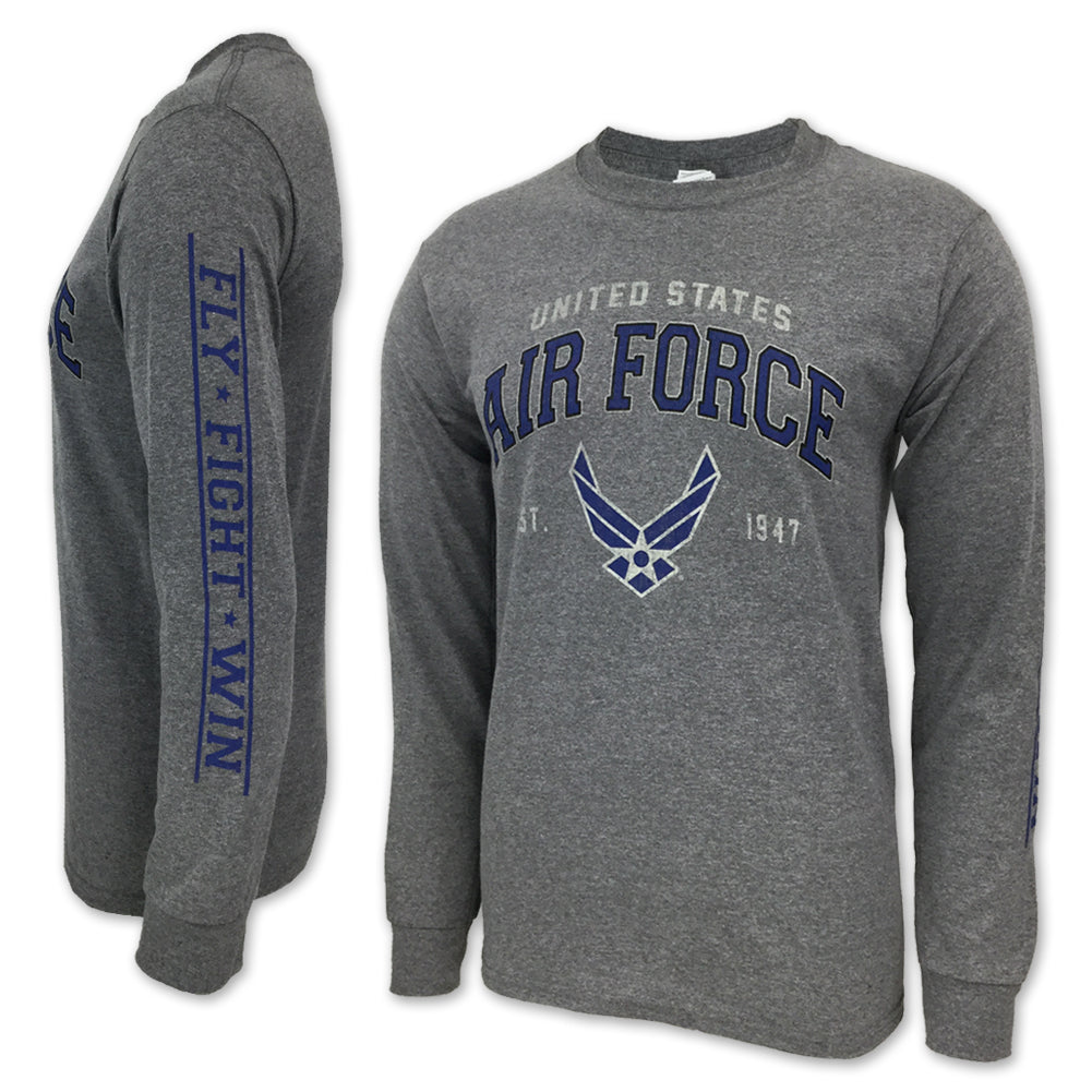 U.S. Air Force T-Shirts: Air Force Wings Est. 1947 Long Sleeve T-Shirt ...