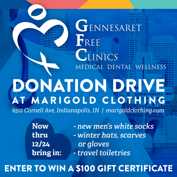Gennesaret Donation Drive thru Dec. 24, 2021 – Marigold Clothing