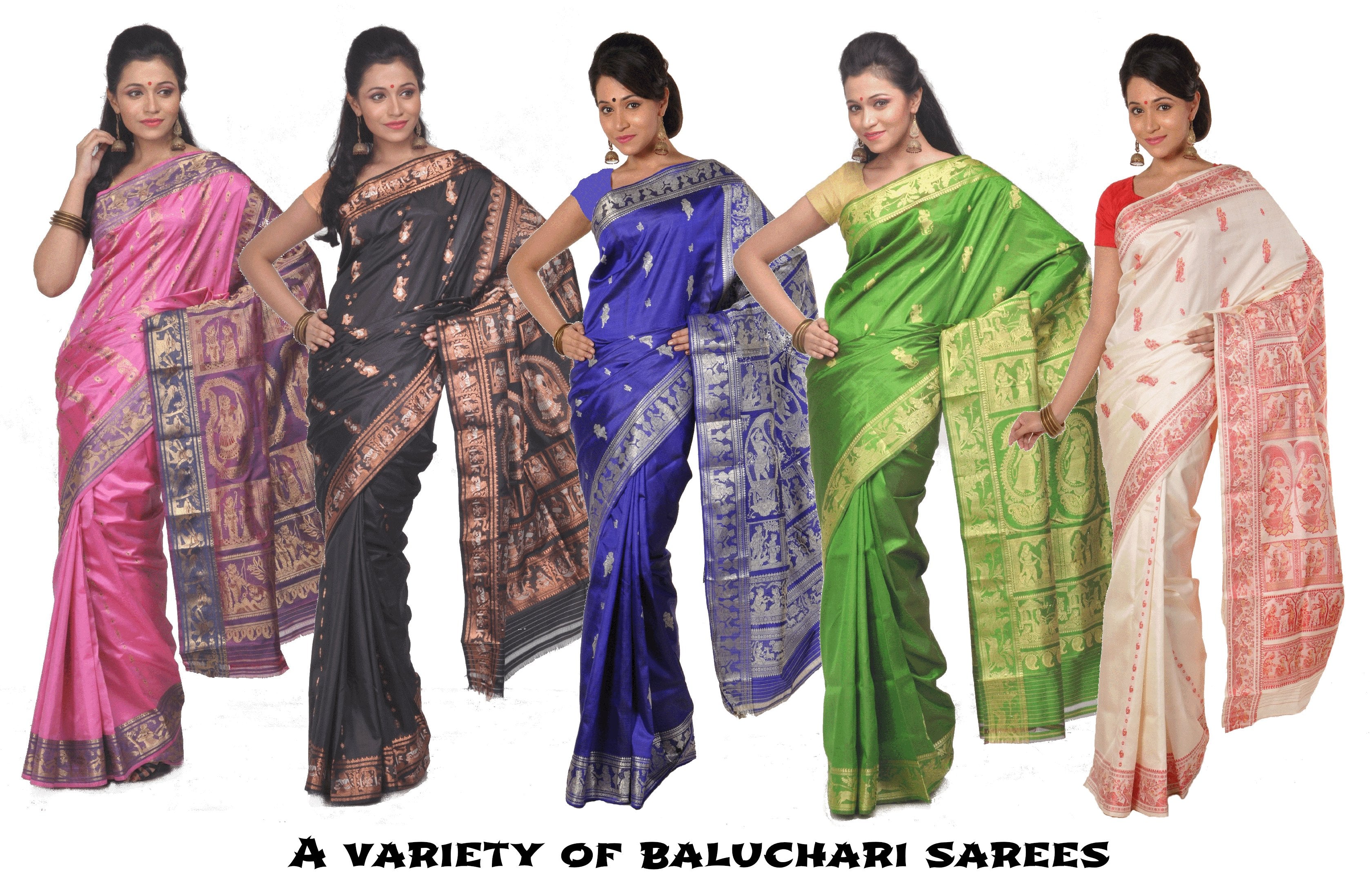 West Bengal Baluchari Sarees