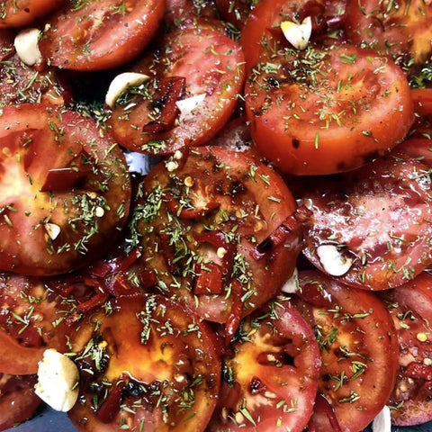 tomatoes with kunzea 