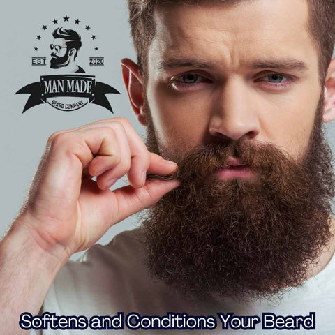 Beard Oil Softens and Conditions Your Beard - Man Made Beard Company