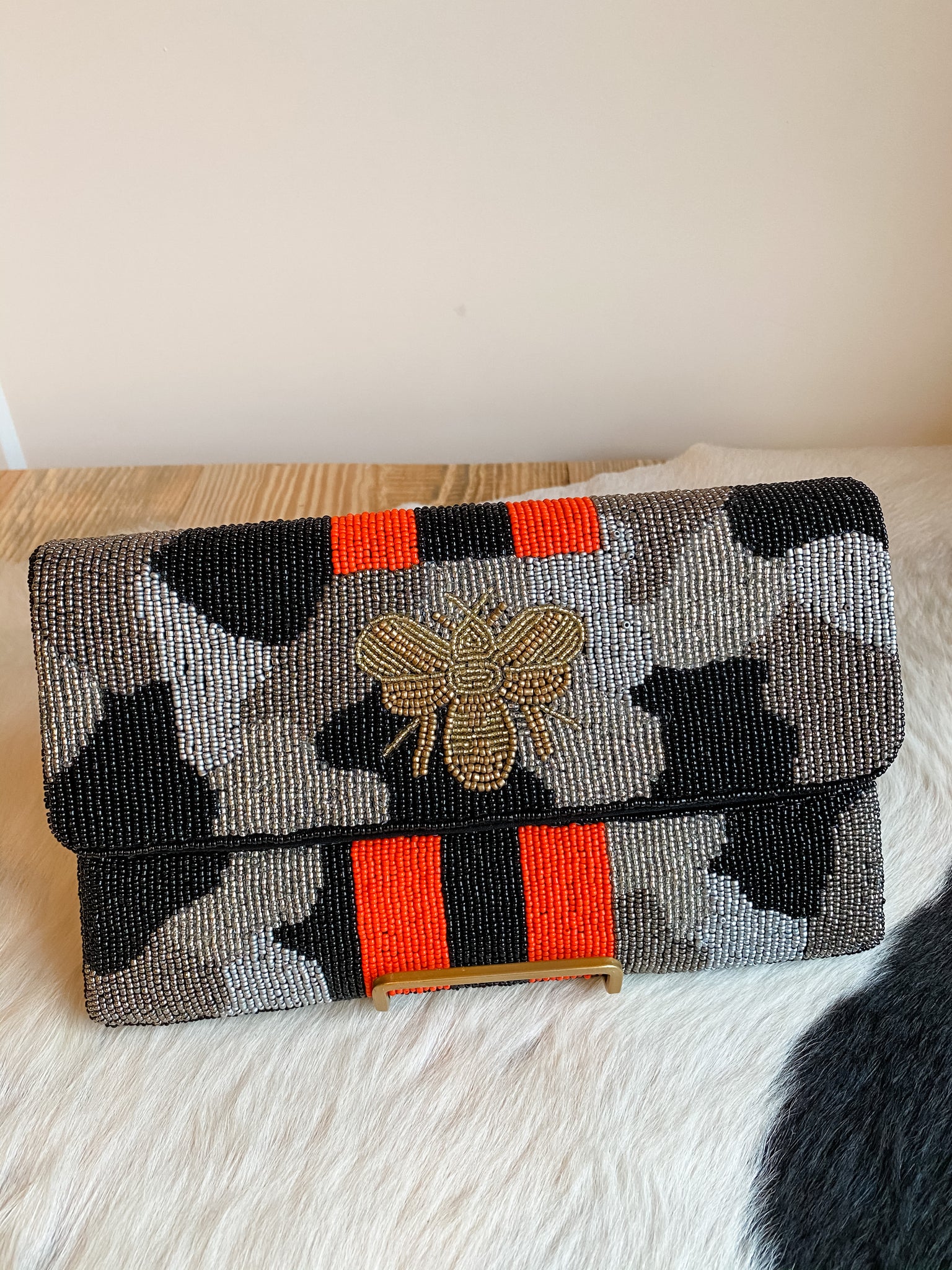 beaded clutch purse