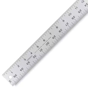 36" Straight Edge Aluminum Ruler - Gano Inc - Aluminum Straight Edge