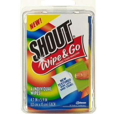 Shout Stain Remover Wipes-12 ct. (Pack of 3) 