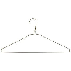 Wire Hangers Bulk - 100 White Metal Hangers - 18 Inch 14.5 Gauge Standard