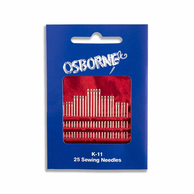 OSBORNE Assorted K-11 Hand Needles, 25/Pack