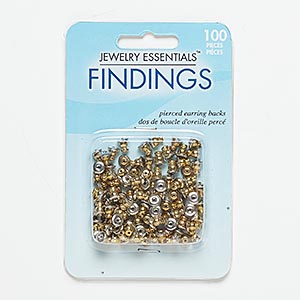 Yesbay 100Pcs Clear Soft Plastic Earring Findings Back Stoppers