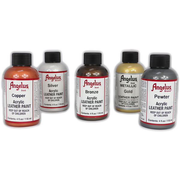 Angelus Leather Paint Pearlescent Rose Gold, 4 oz