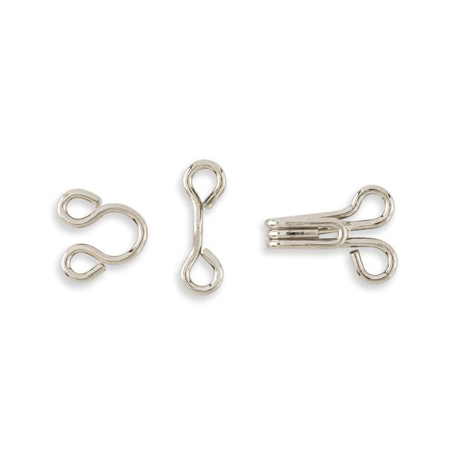 HOOK & EYE Latch Fastener - 2 Silver £1.00 - PicClick UK