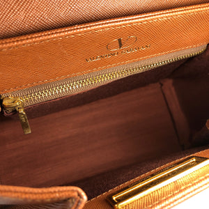 VALENTINO GARAVANI Logo Handbag Shoulder bag Brown Vintage Old cidenm ...