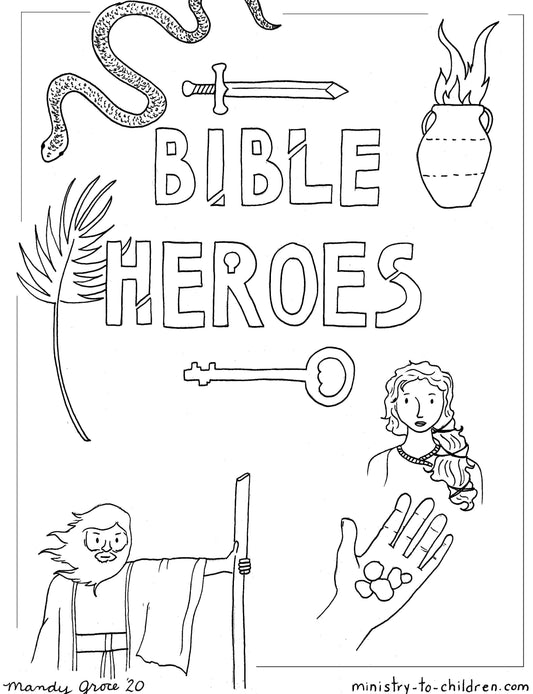 children in the bible coloring pages